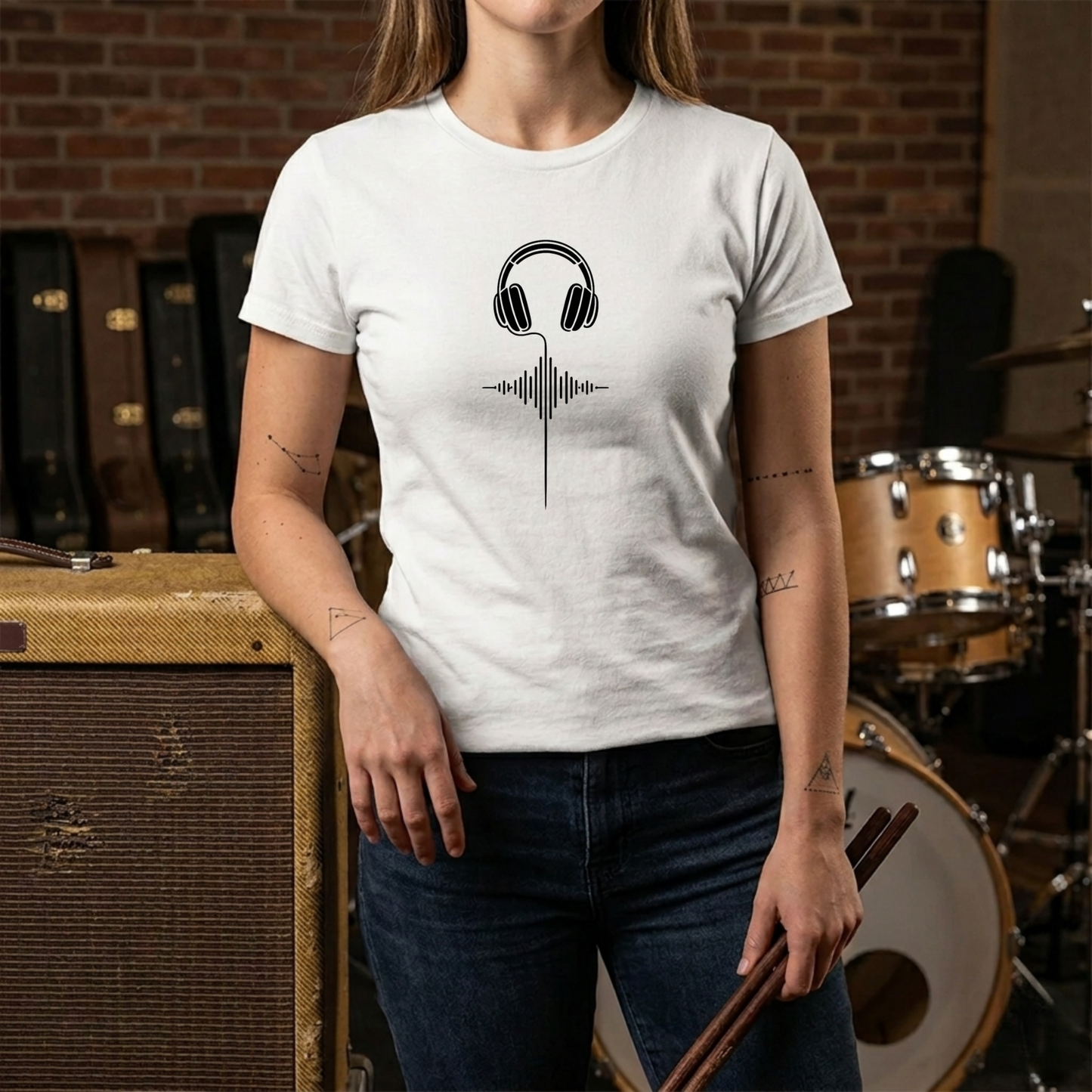 Soundwave Cable Headphones T-Shirt