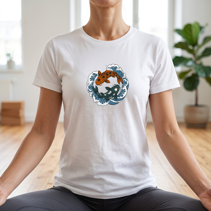 Sea Koi Yin Yang T-Shirt