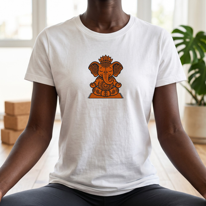 Zen Elephant Lotus Pose T-Shirt