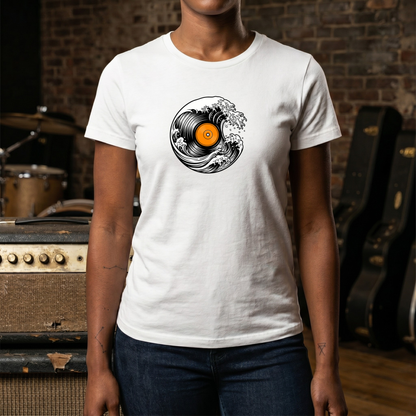 Ocean Wave Vinyl T-Shirt