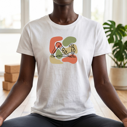Line Art Yoga Poses T-Shirt