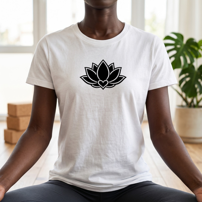 Minimalist Lotus Flower T-Shirt