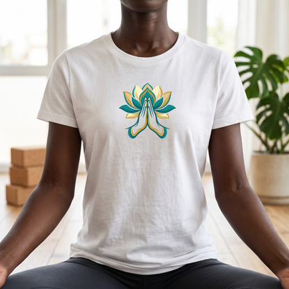 Lotus Flower and Hands T-Shirt