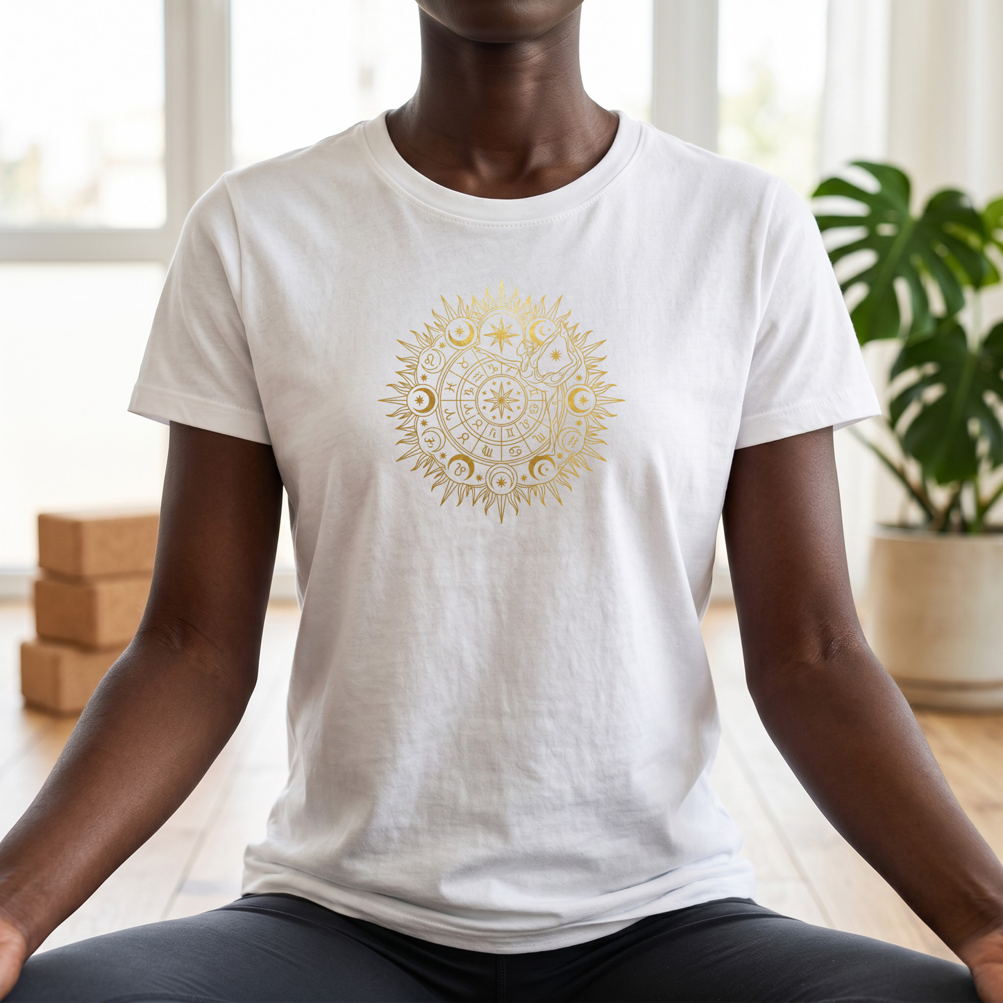 Signs Yoga Pose Mandala T-Shirt