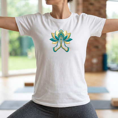 Lotus Flower and Hands T-Shirt