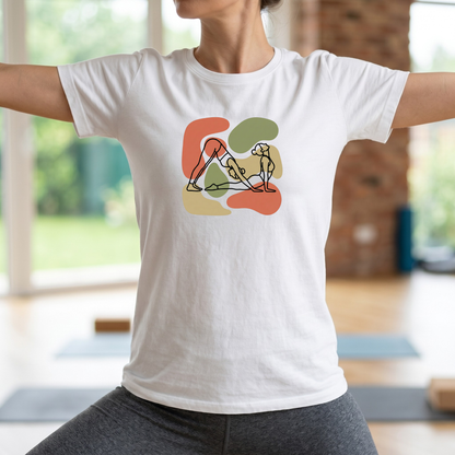 Line Art Yoga Poses T-Shirt