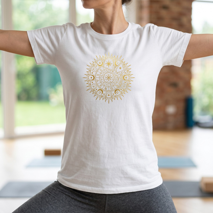 Signs Yoga Pose Mandala T-Shirt