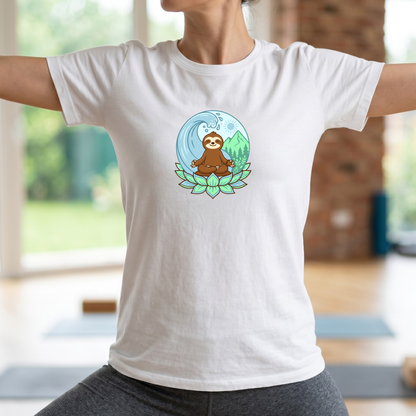 Zen Sloth Yin Yang T-Shirt