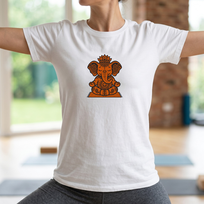 Zen Elephant Lotus Pose T-Shirt