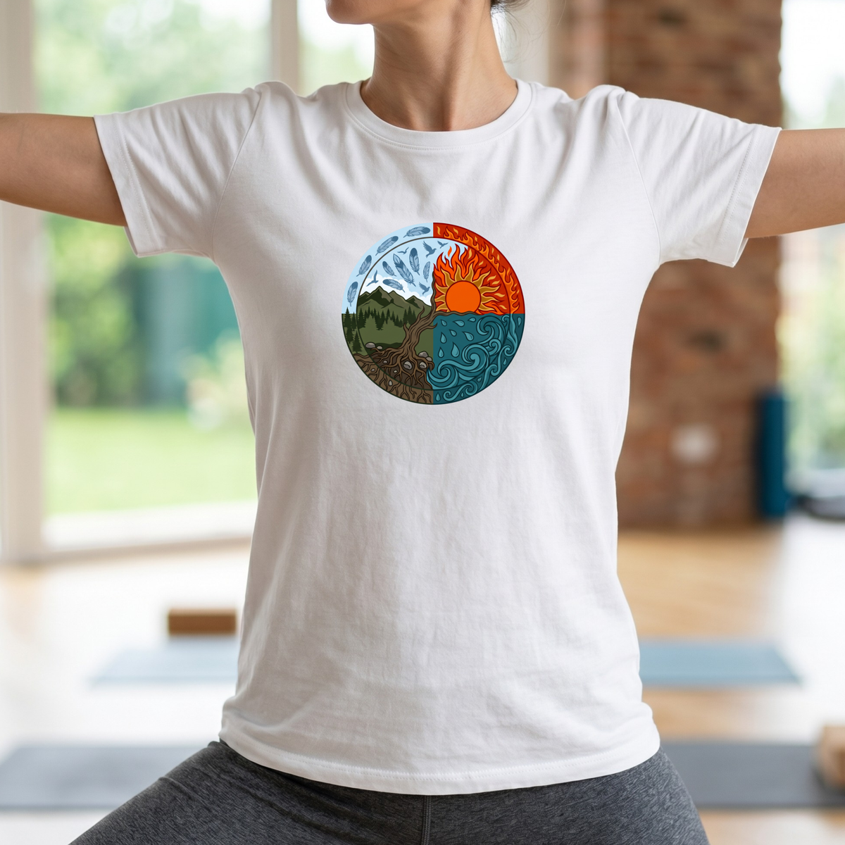 Four Elements Nature Quadrant T-Shirt