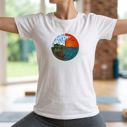 Four Elements Nature Quadrant T-Shirt