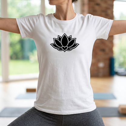 Minimalist Lotus Flower T-Shirt