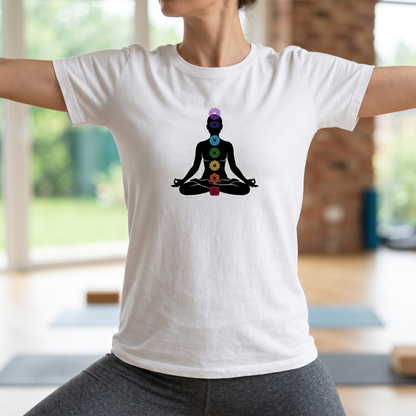 Chakras Lotus Pose T-Shirt