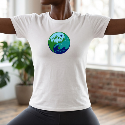 Sea & Mountain Yin Yang T-Shirt