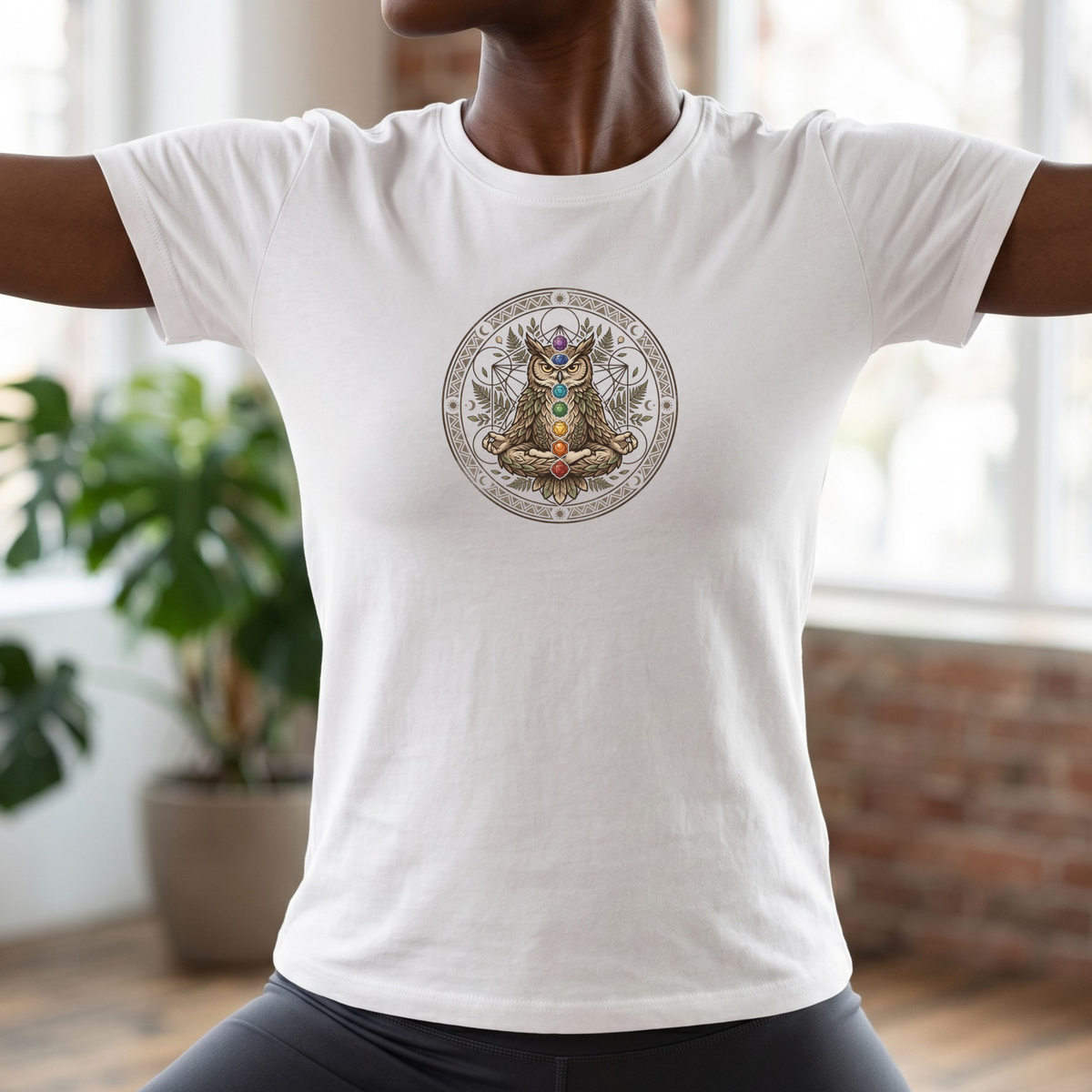 Chakra Alignment Owl T-Shirt