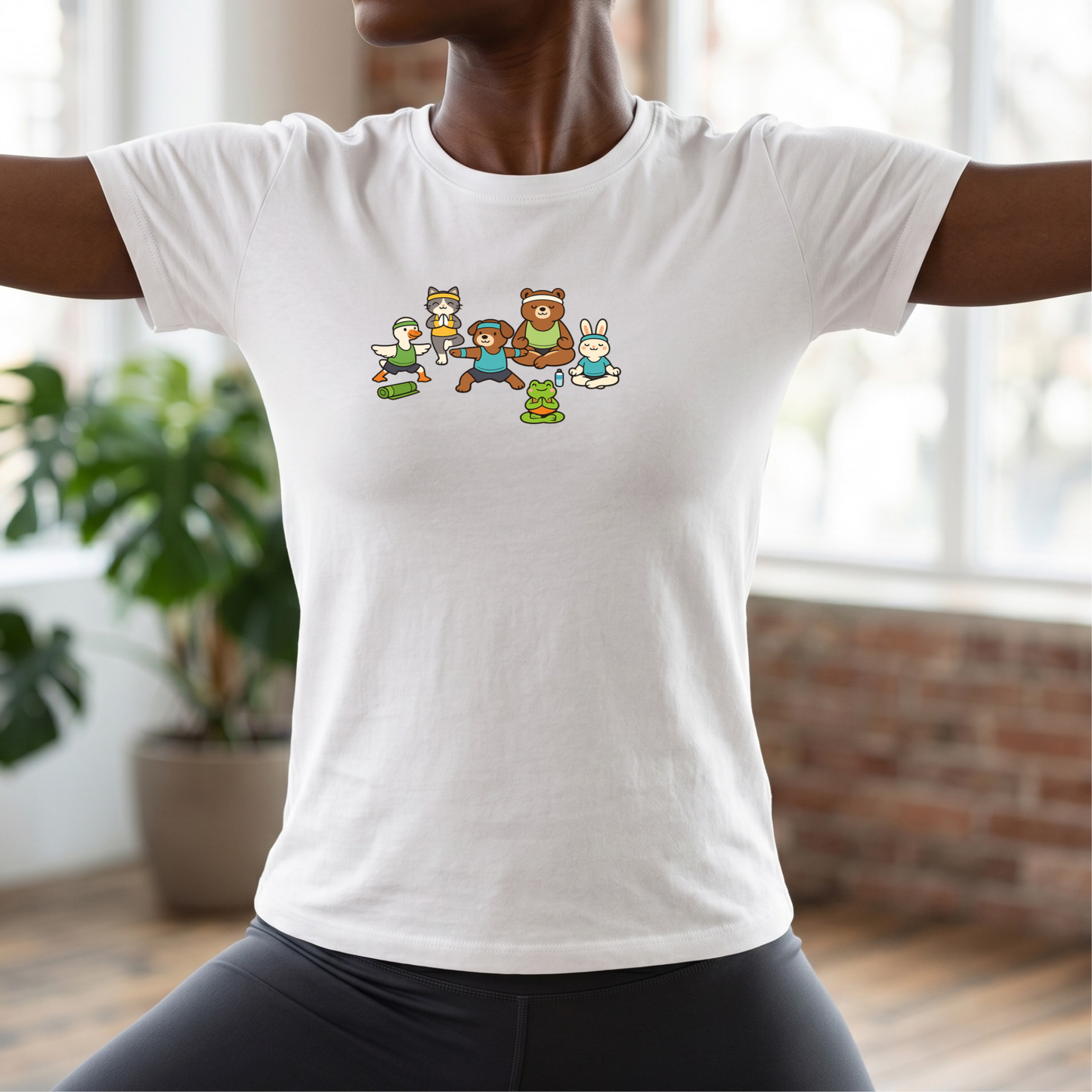 Yoga Animal Group T-Shirt