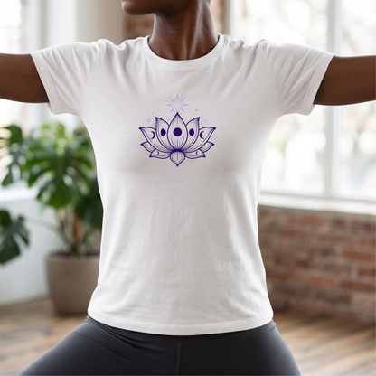 Moon Phase Lotus Flower T-Shirt