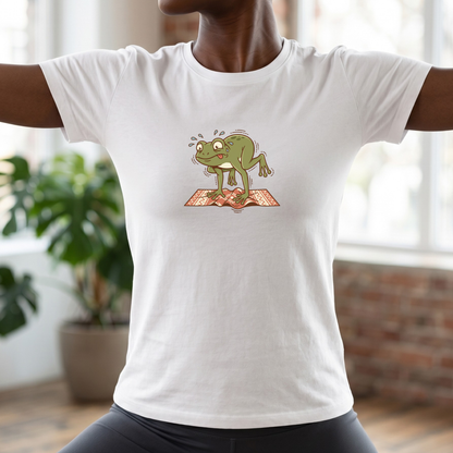 Trying My Best Yoga Frog T-Shirt
