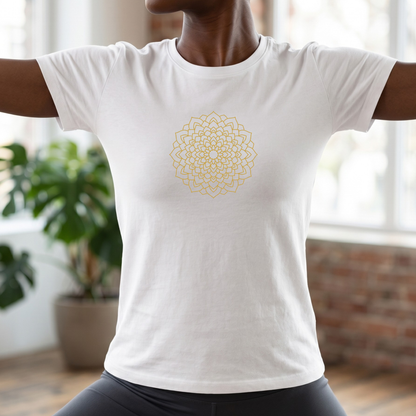 Line Art Simple Mandala T-Shirt