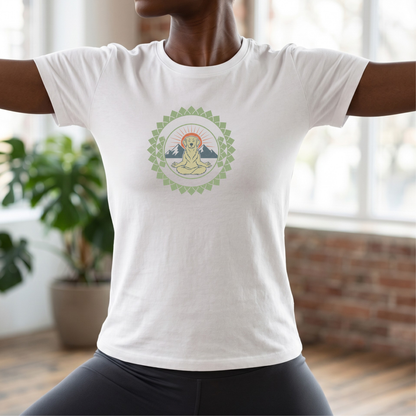 Lotus Pose Dog T-Shirt