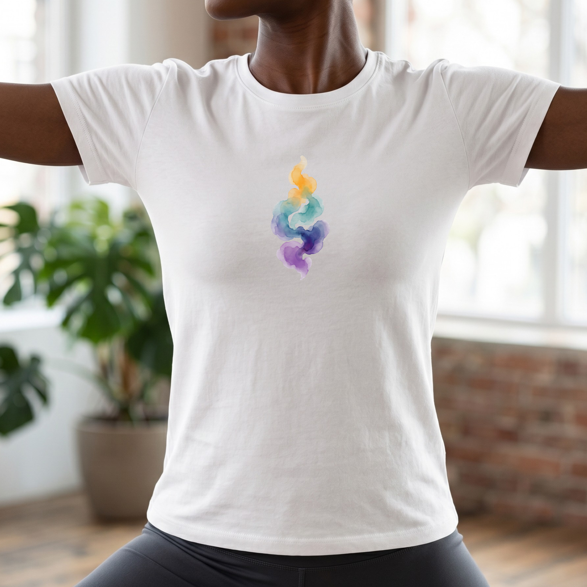 Watercolor Calm Aura Energy T-Shirt