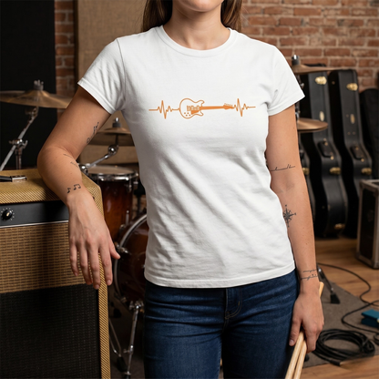 Heartbeat Guitar T-Shirt