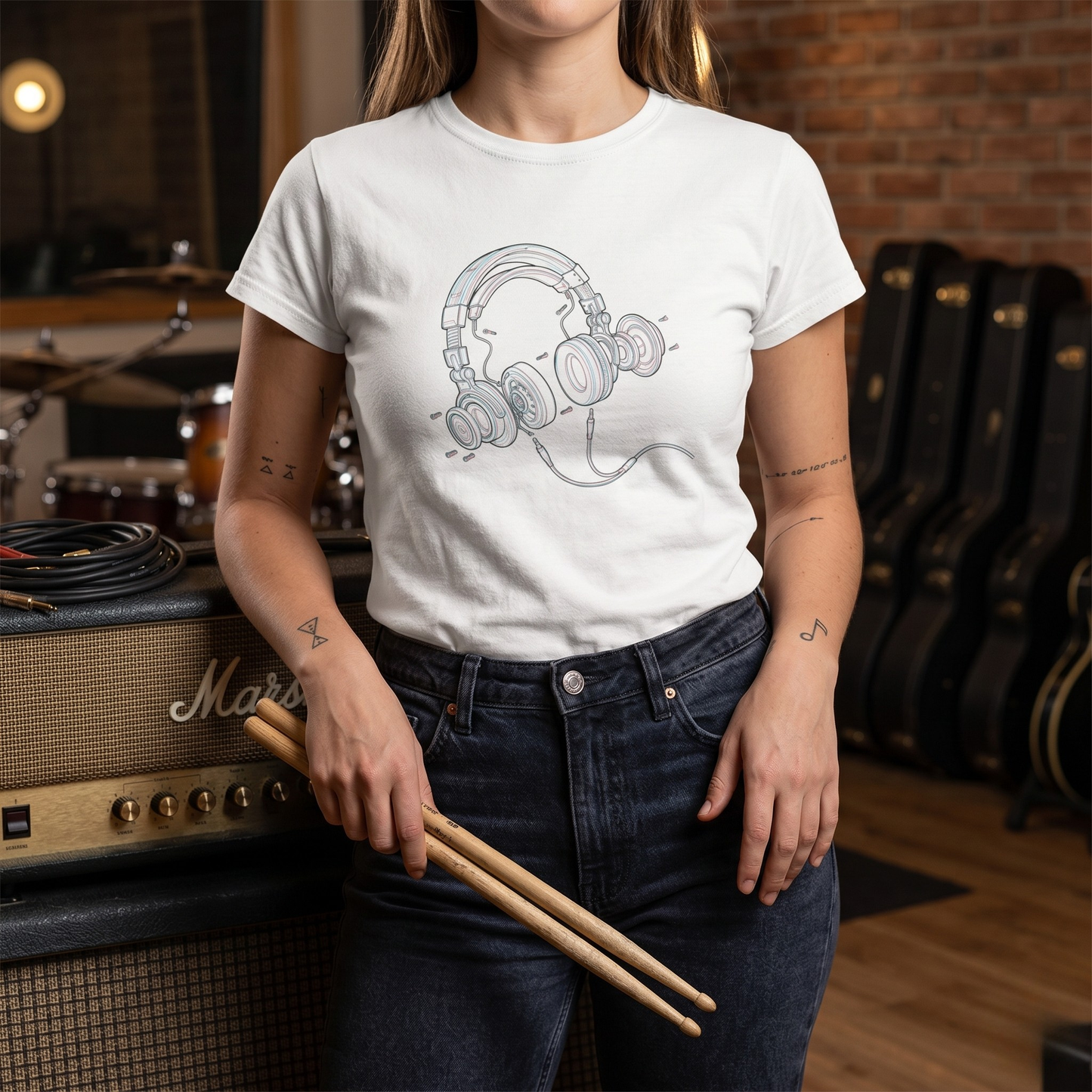 Dismantled Headphones T-Shirt