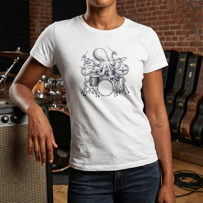 Drums Octopus T-Shirt