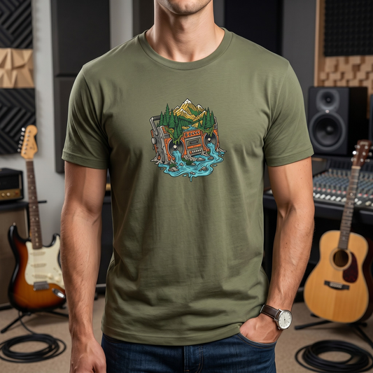 Melting Nature Boombox T-Shirt