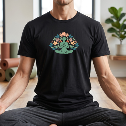 Floral Lotus Pose T-Shirt