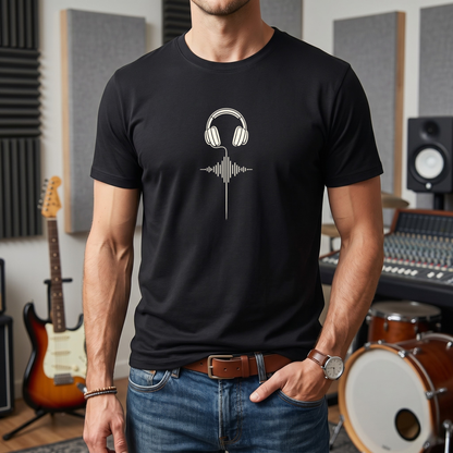 Soundwave Cable Headphones T-Shirt