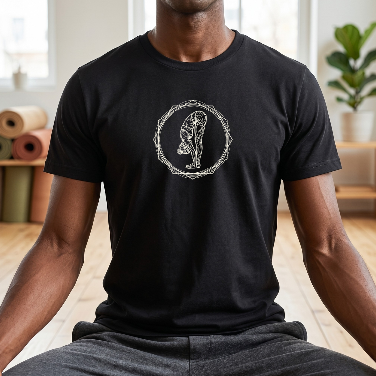 Line Art Forward Fold T-Shirt