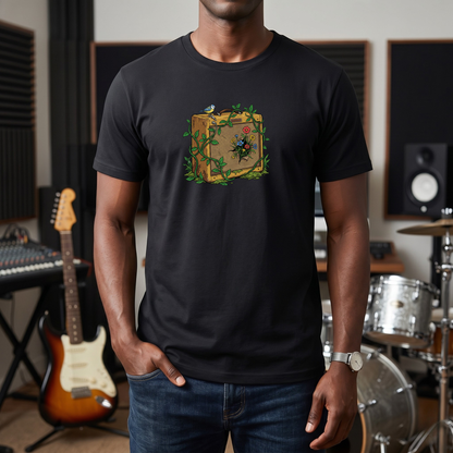 Bird and Flowers Amp T-Shirt