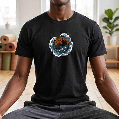 Sea Koi Yin Yang T-Shirt