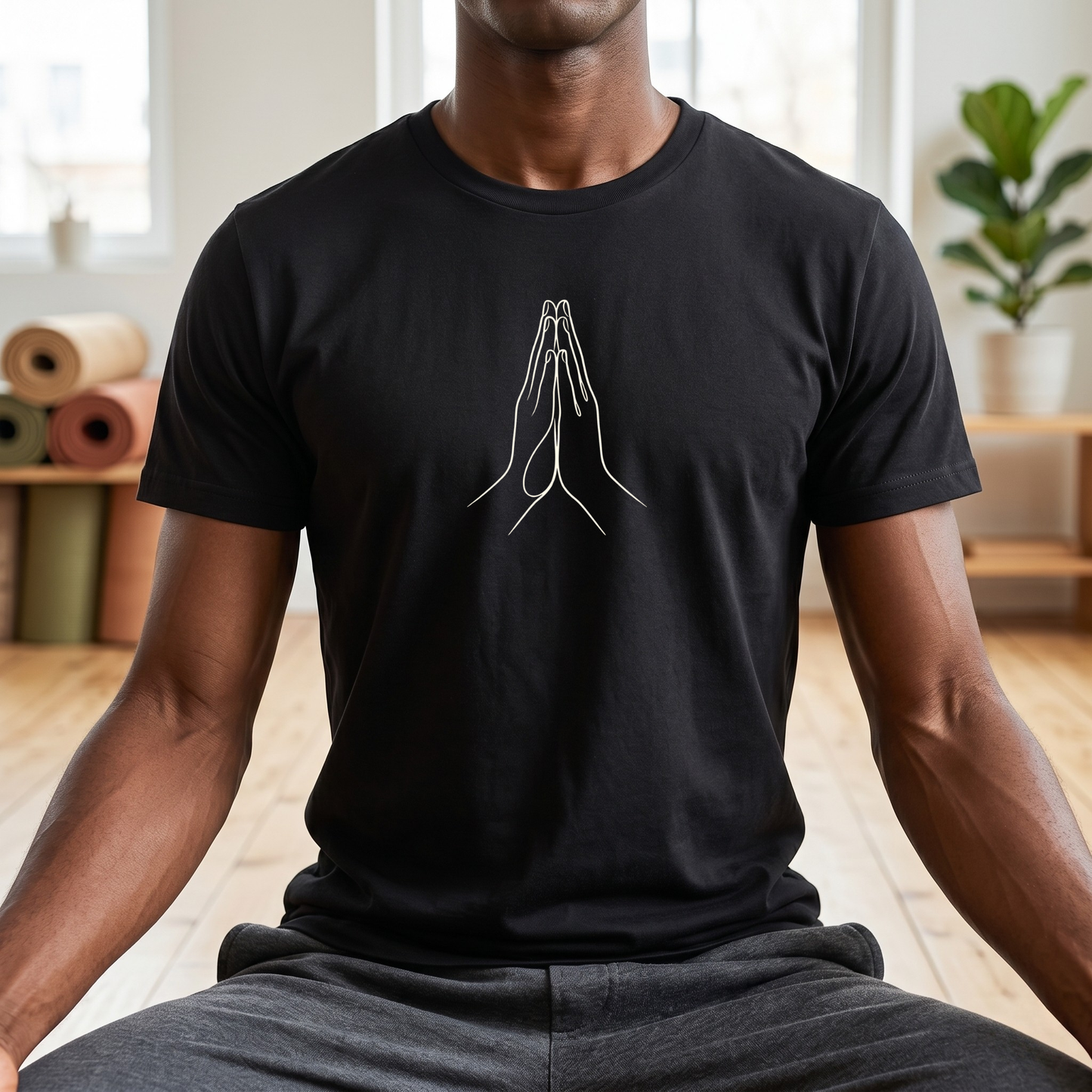 Line Art Hands T-Shirt