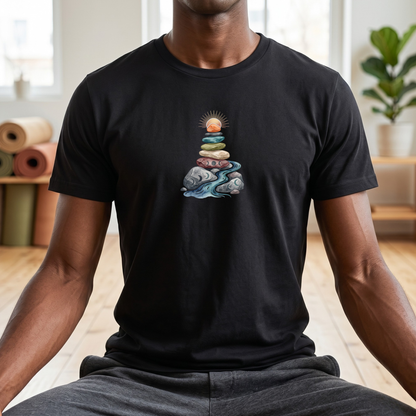 Sun & Moon Zen Stones T-Shirt
