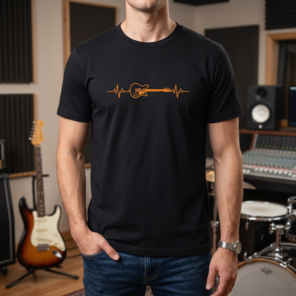 Heartbeat Guitar T-Shirt