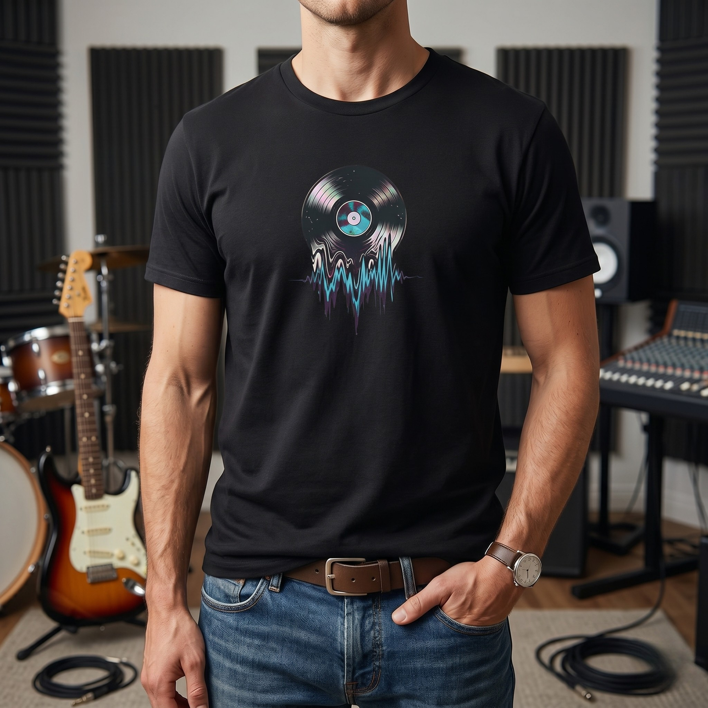Melting Sound Vinyl T-Shirt