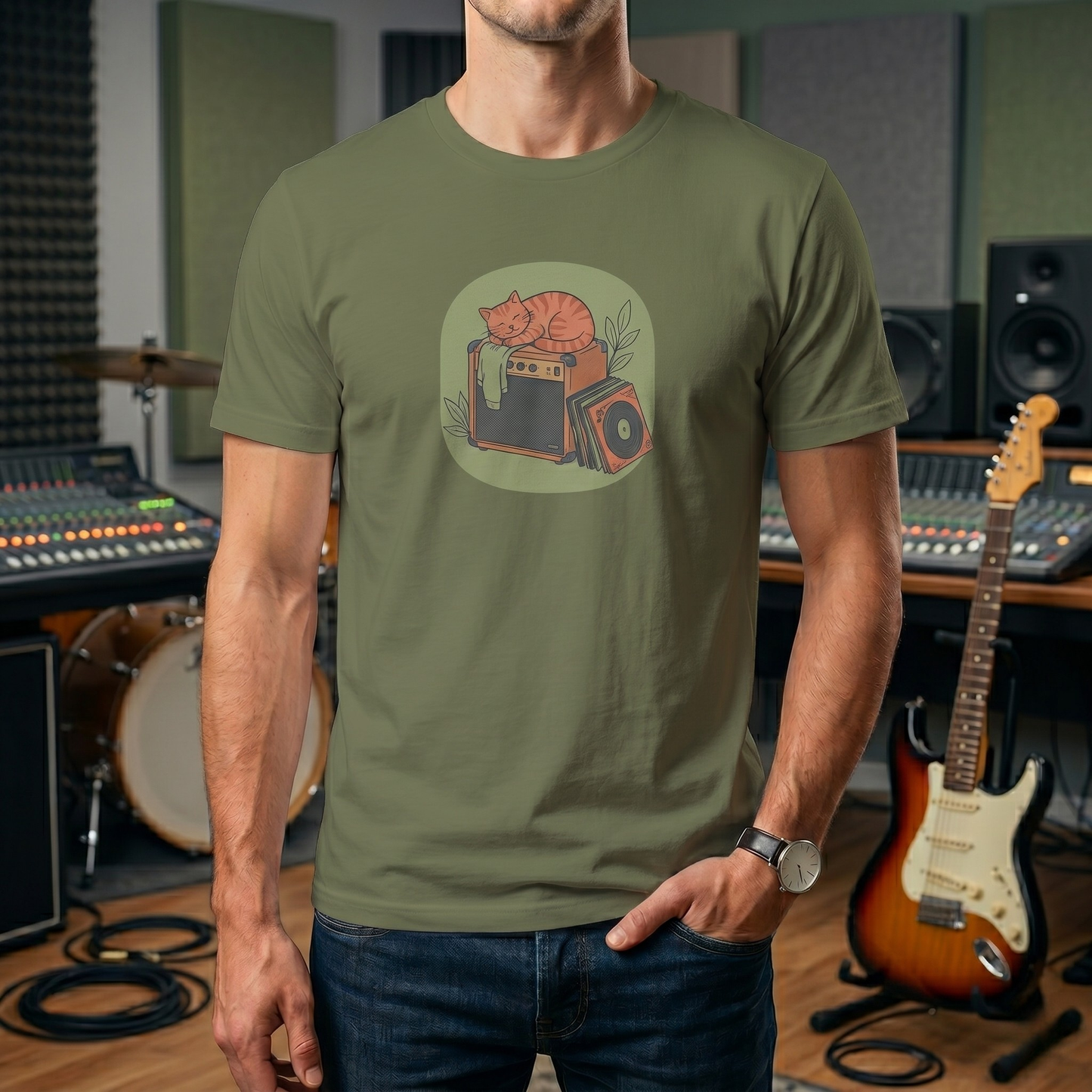 Cat & Amp T-Shirt