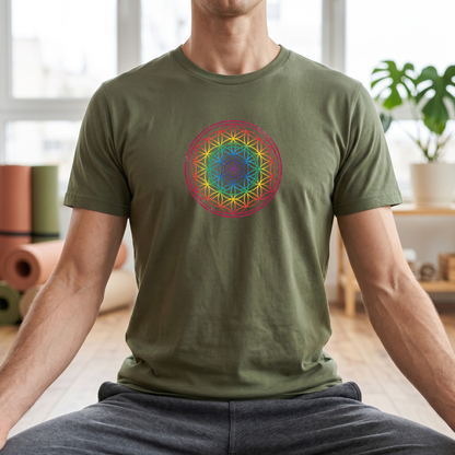 Chakra Gradient Mandala T-Shirt