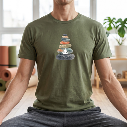 Watercolor Zen Stones T-Shirt