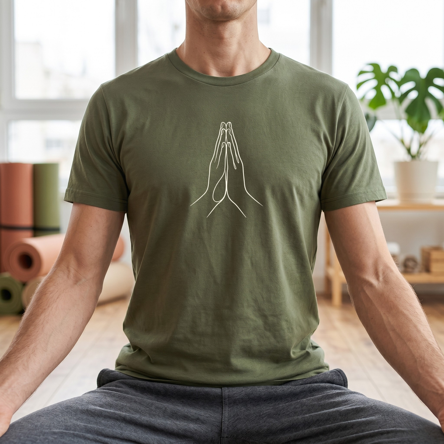 Line Art Hands T-Shirt