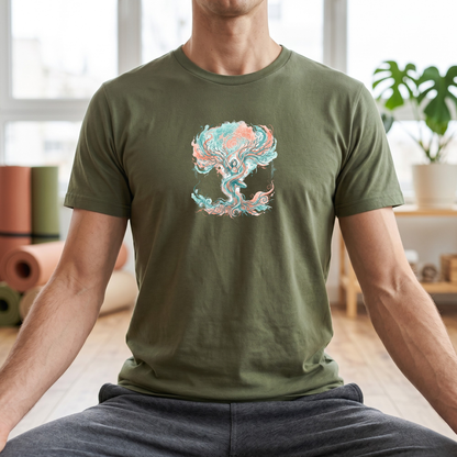 Watercolor Tree Pose Expression T-Shirt