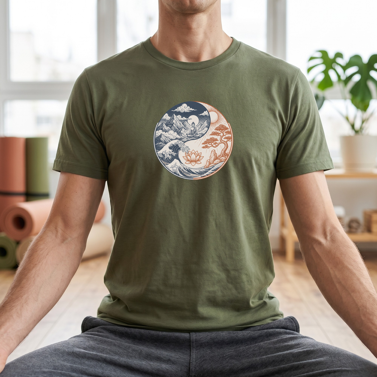 Enlightenment Nature Yin Yang T-Shirt