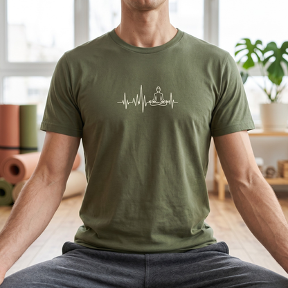 Heartbeat Lotus Pose T-Shirt