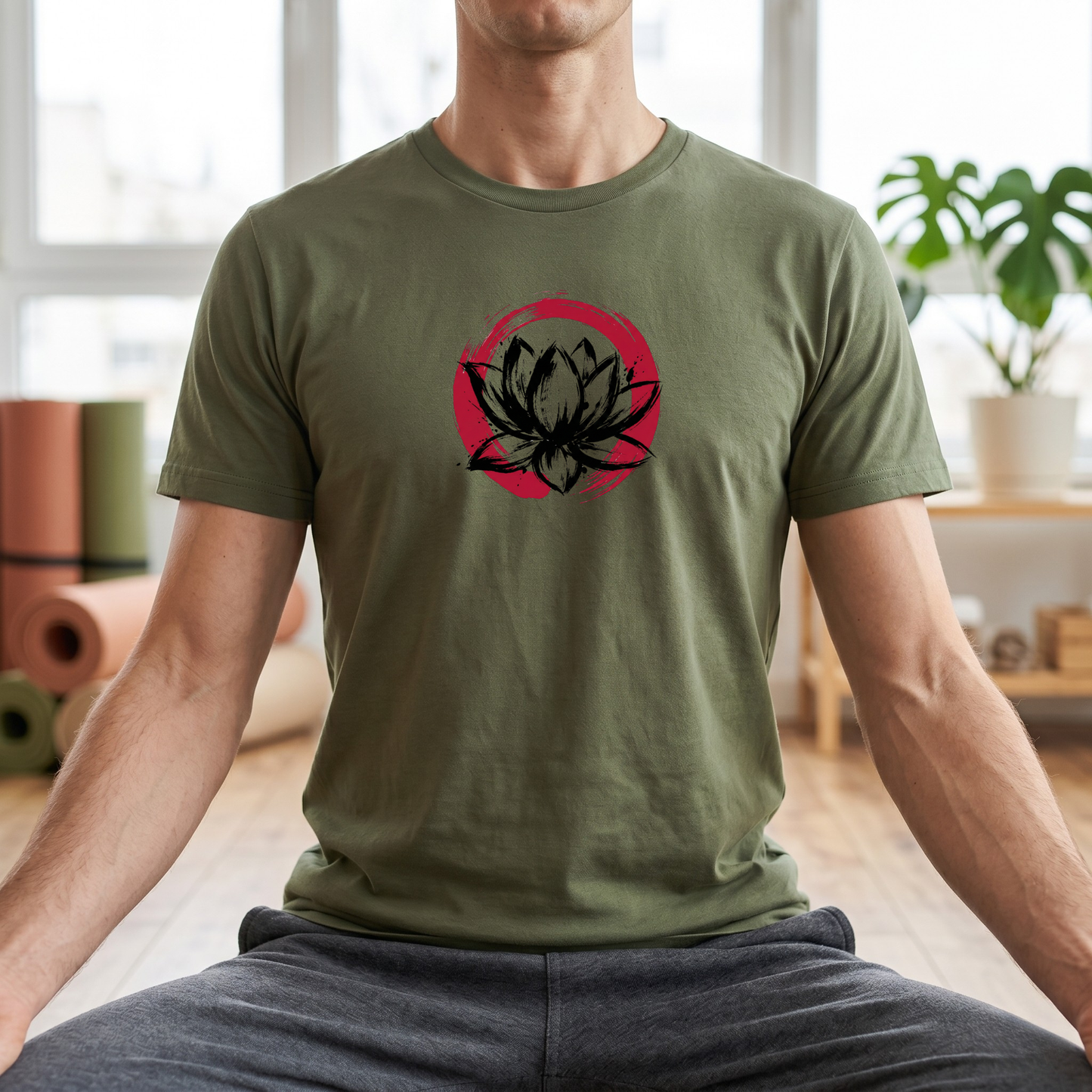 Paint Lotus Flower T-Shirt