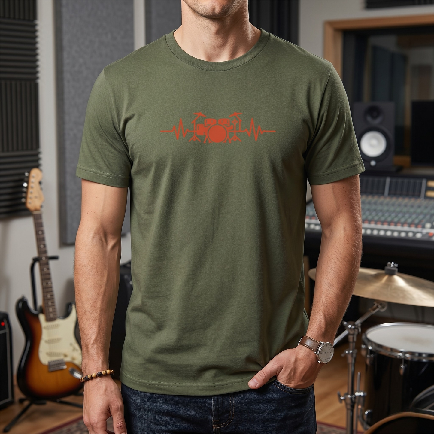 Heartbeat Drums T-Shirt