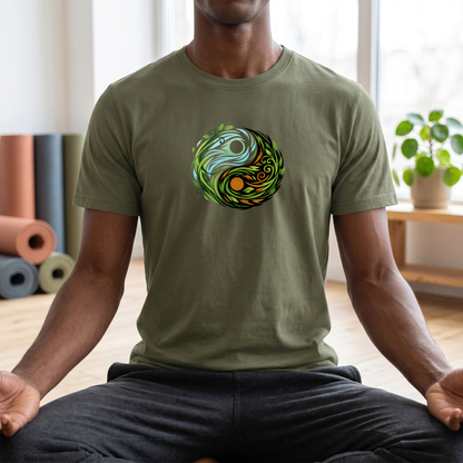 Wind & Leaves Yin Yang T-Shirt
