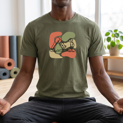 Line Art Yoga Poses T-Shirt
