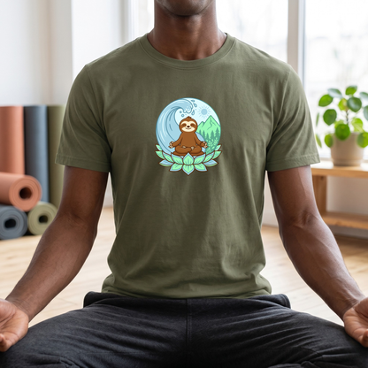 Zen Sloth Yin Yang T-Shirt